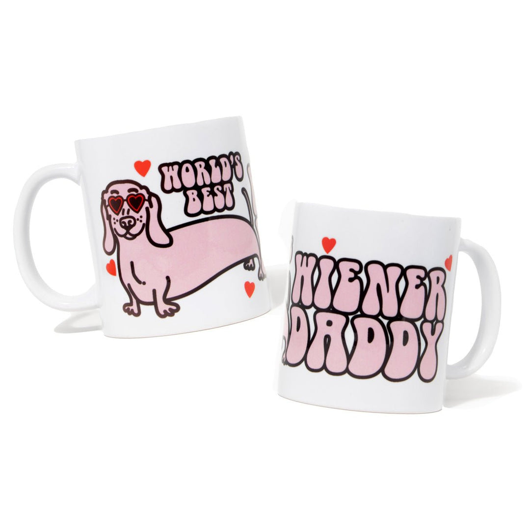 world’s best wiener daddy mug - bean goods