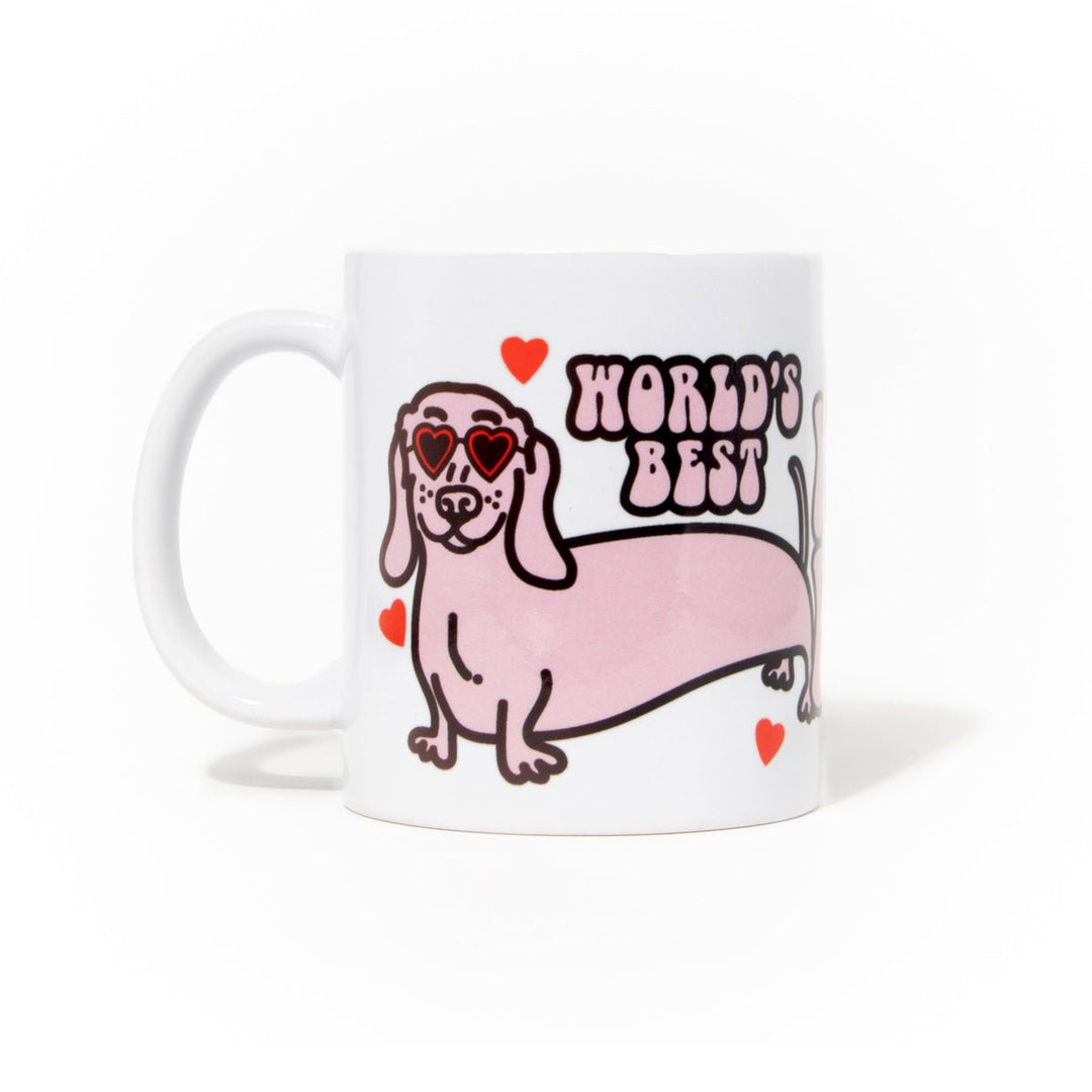 world’s best wiener daddy mug - bean goods