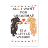 all i want for christmas hand towel