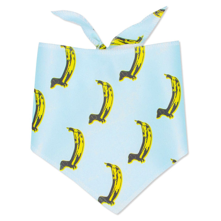 banana wiener dog bandana - bean goods