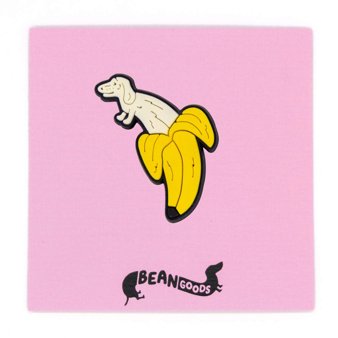 banana wiener shoe charm - bean goods