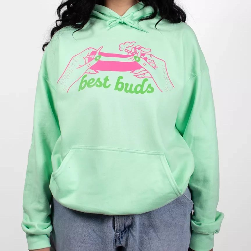 best buds unisex hoodie sweatshirt - bean goods