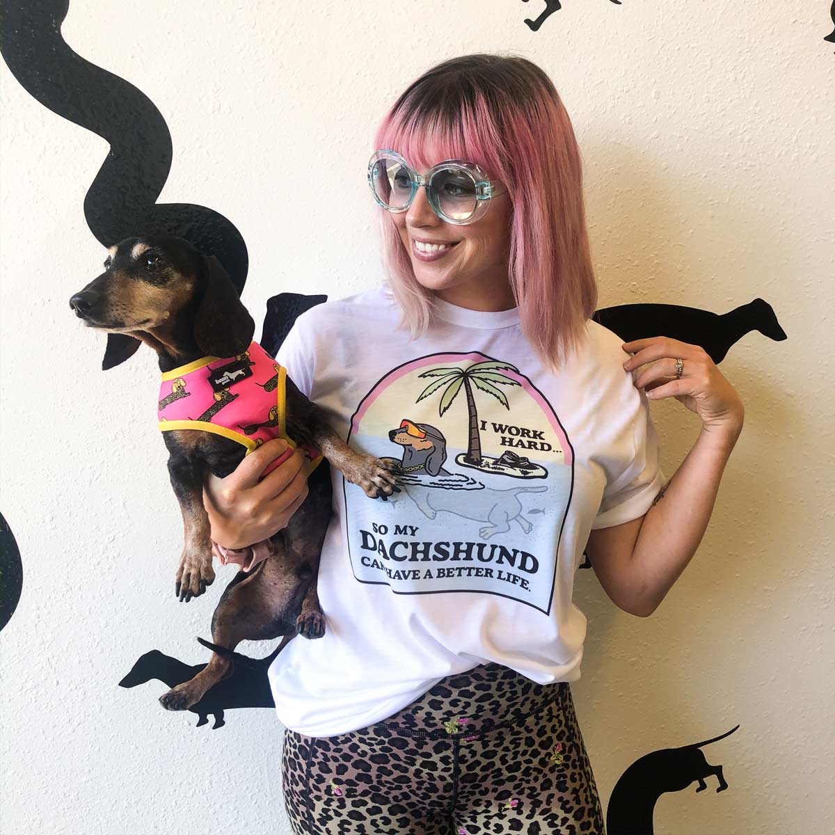 i work hard so my dachshund can have a better life can cooler – bean goods