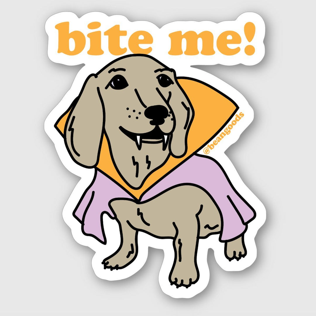 bite me sticker - BeanGoods