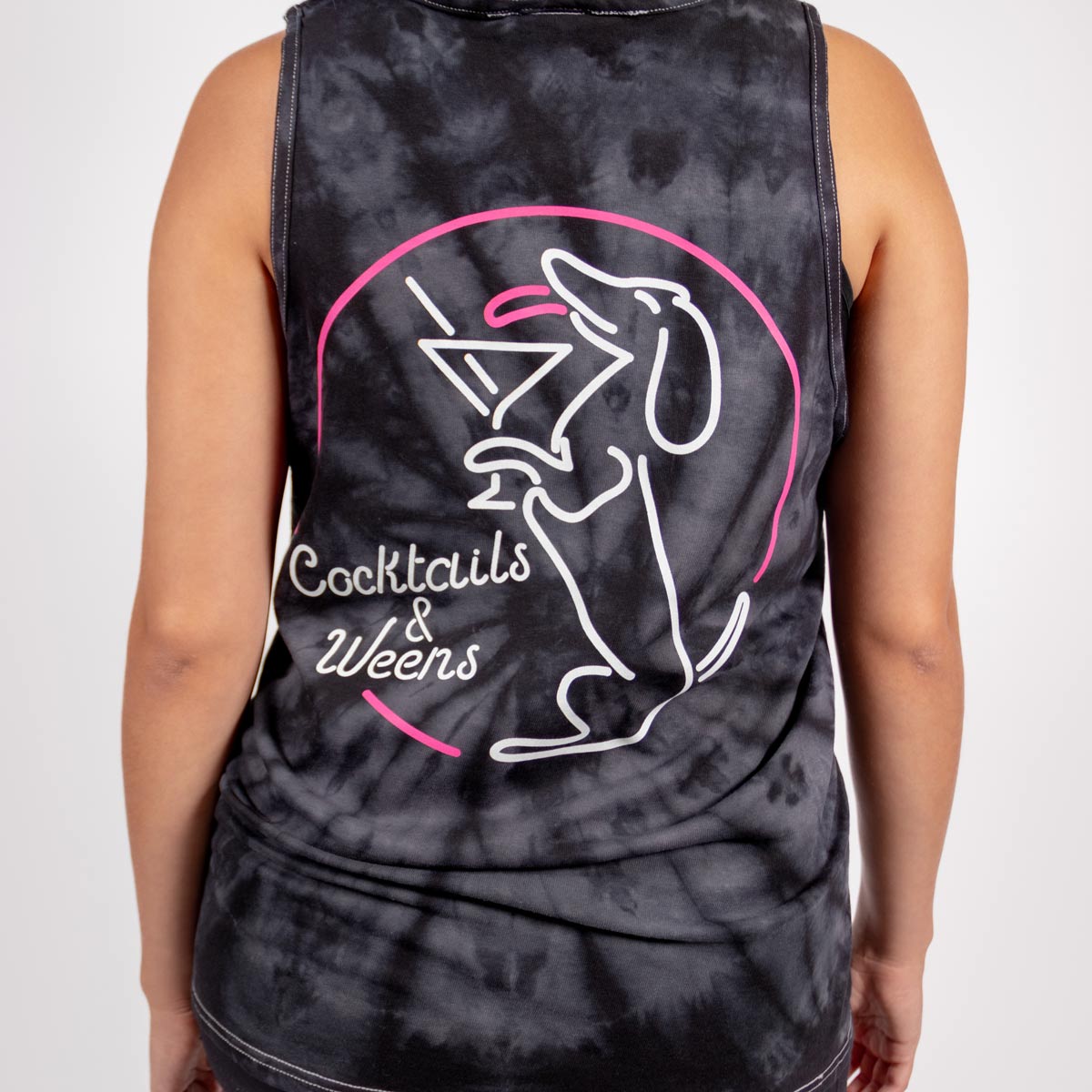 cocktails & weens unisex tank | tie-dye - bean goods