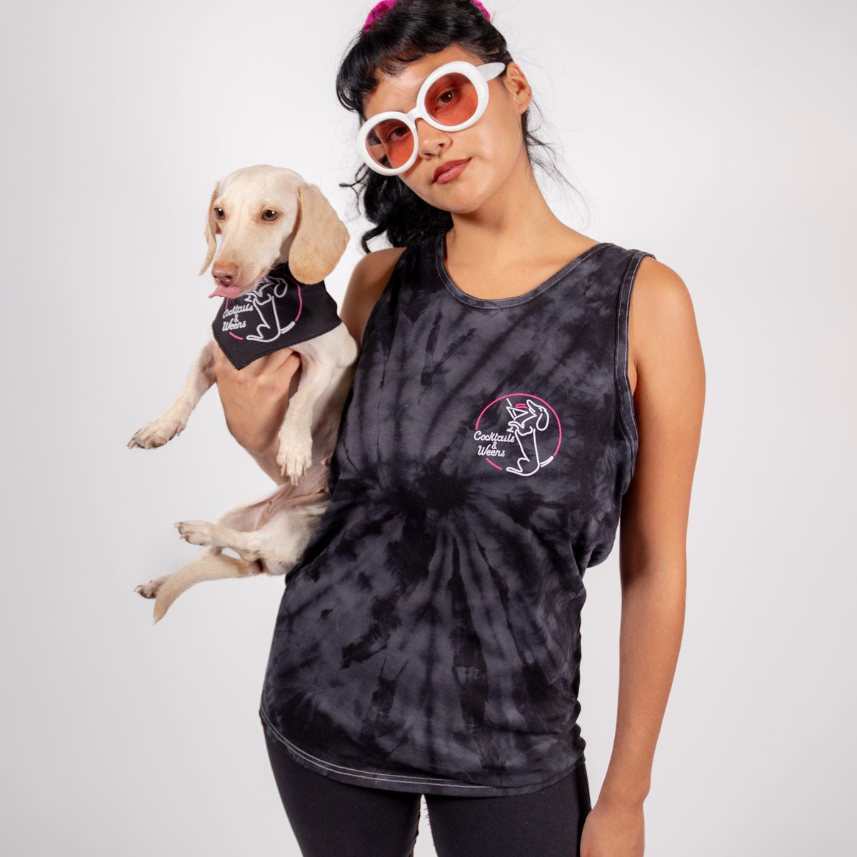 cocktails & weens unisex tank | tie-dye - bean goods