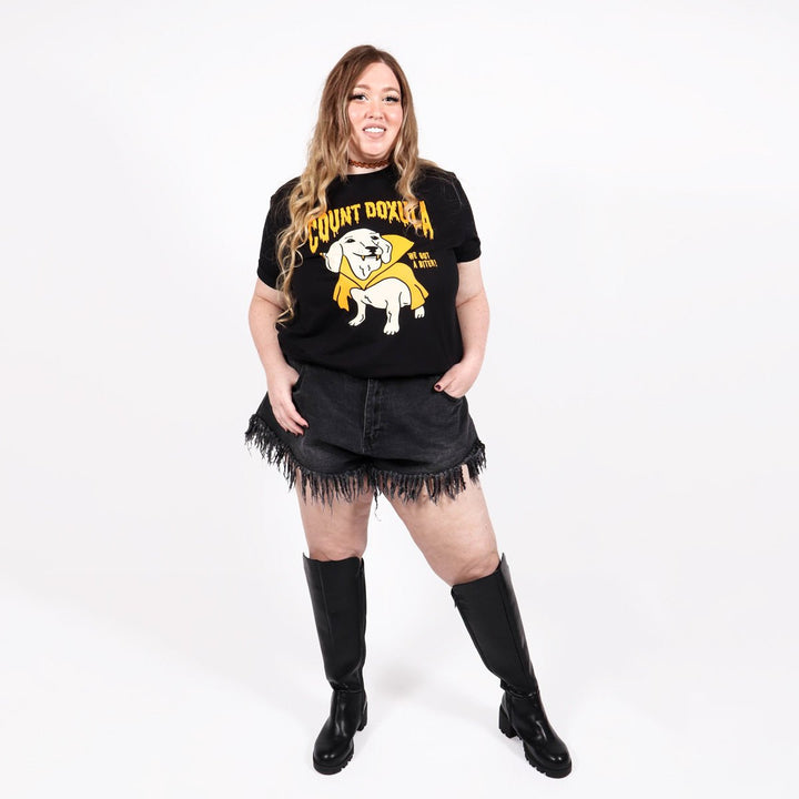count doxula unisex tee | black - bean goods