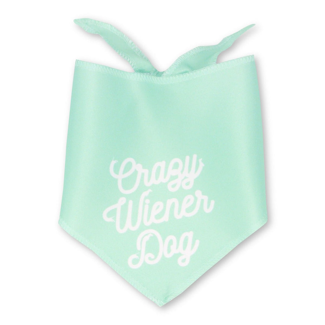 crazy wiener dog doggo bandana - bean goods