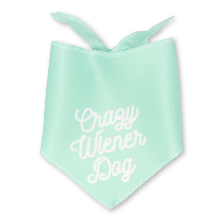 crazy wiener dog doggo bandana - bean goods