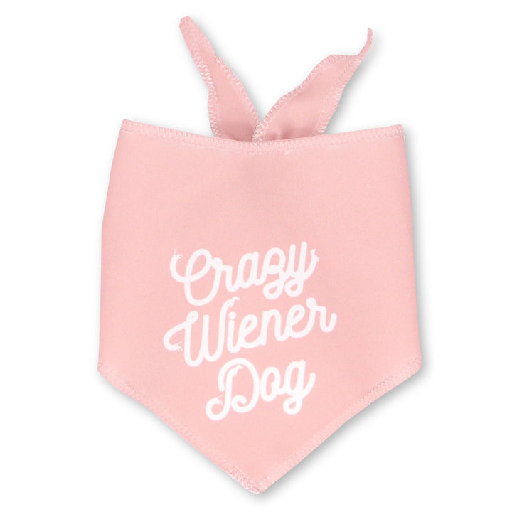 crazy wiener dog doggo bandana - bean goods