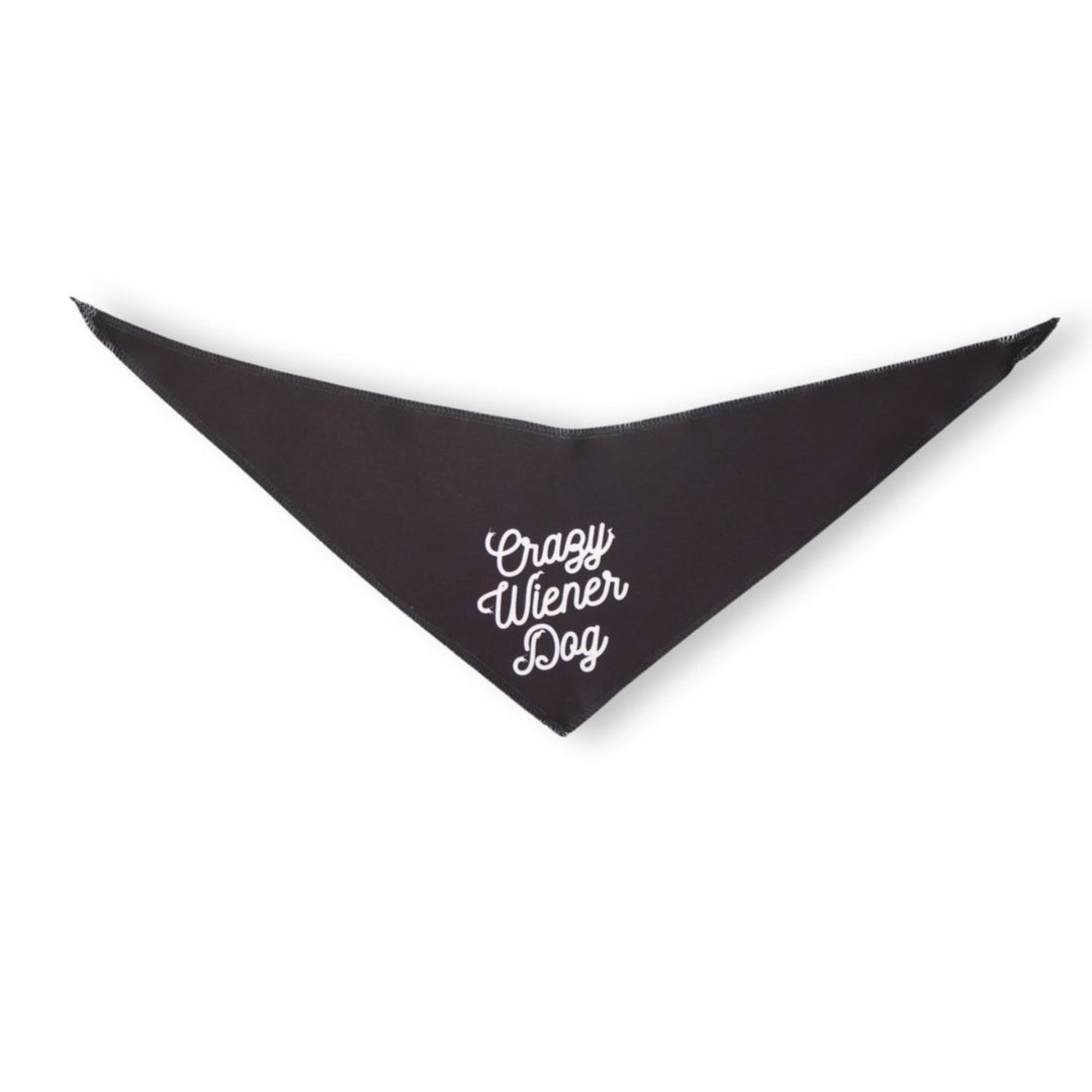 crazy wiener dog doggo bandana - bean goods