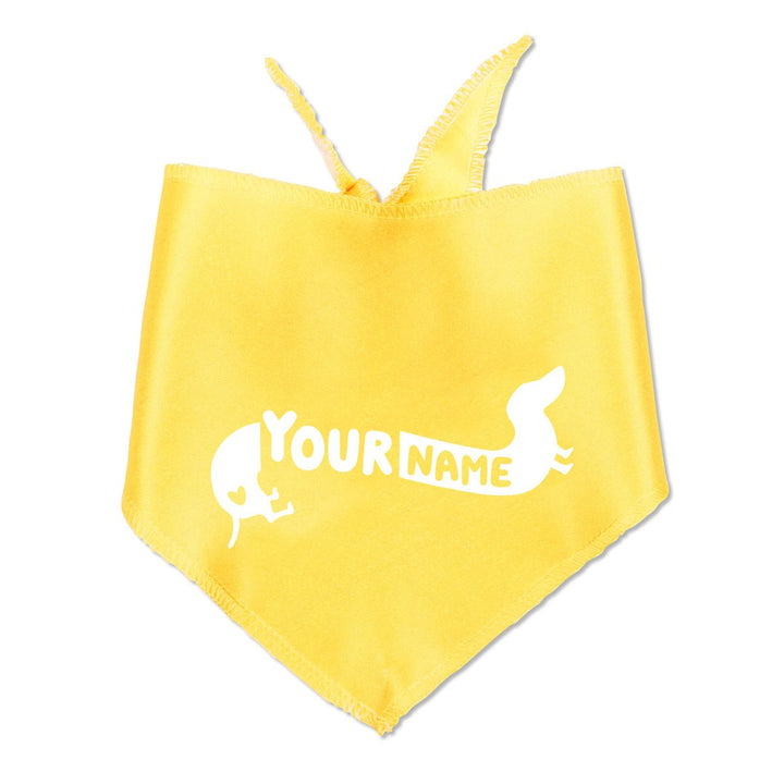 custom name dog bandana - bean goods