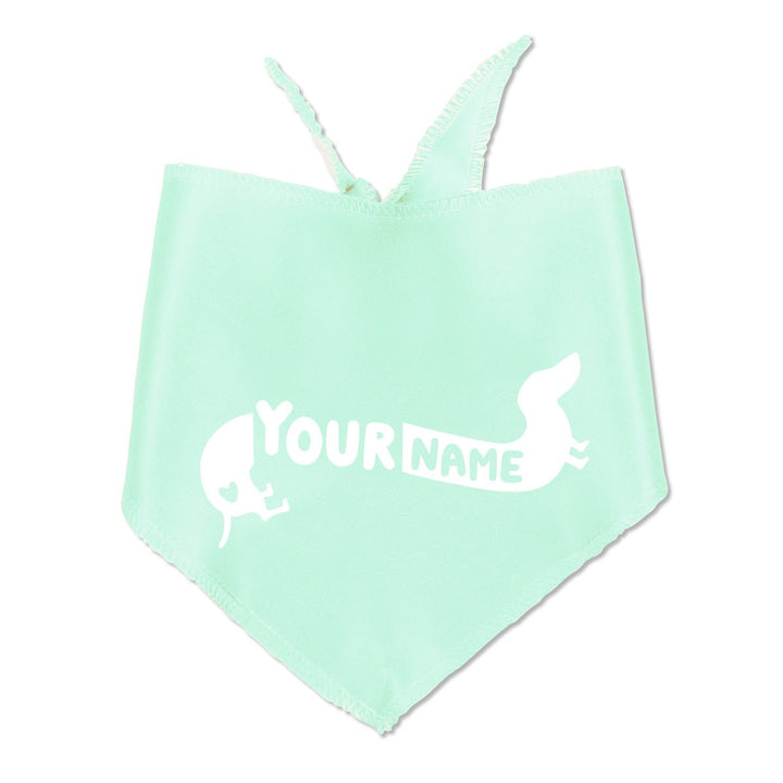 custom name dog bandana - bean goods