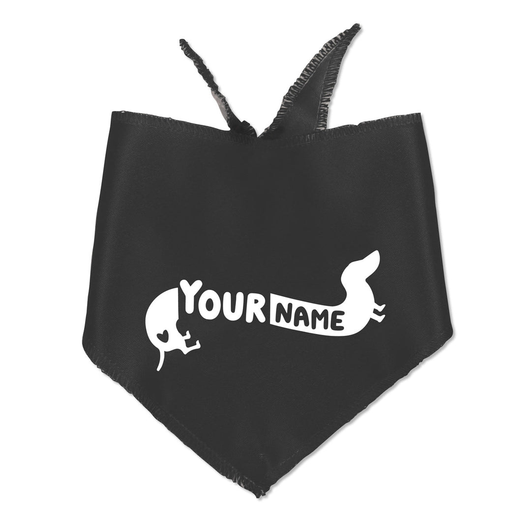 custom name dog bandana - bean goods