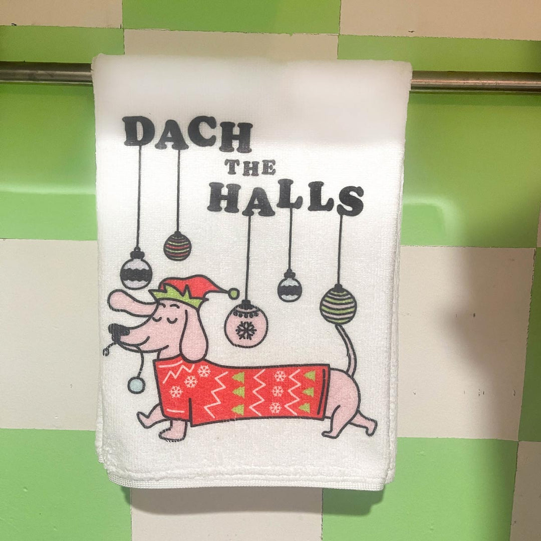 dach the halls hand towel - bean goods