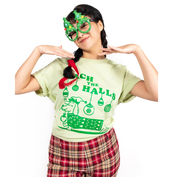 dach the halls unisex tee | key lime - bean goods