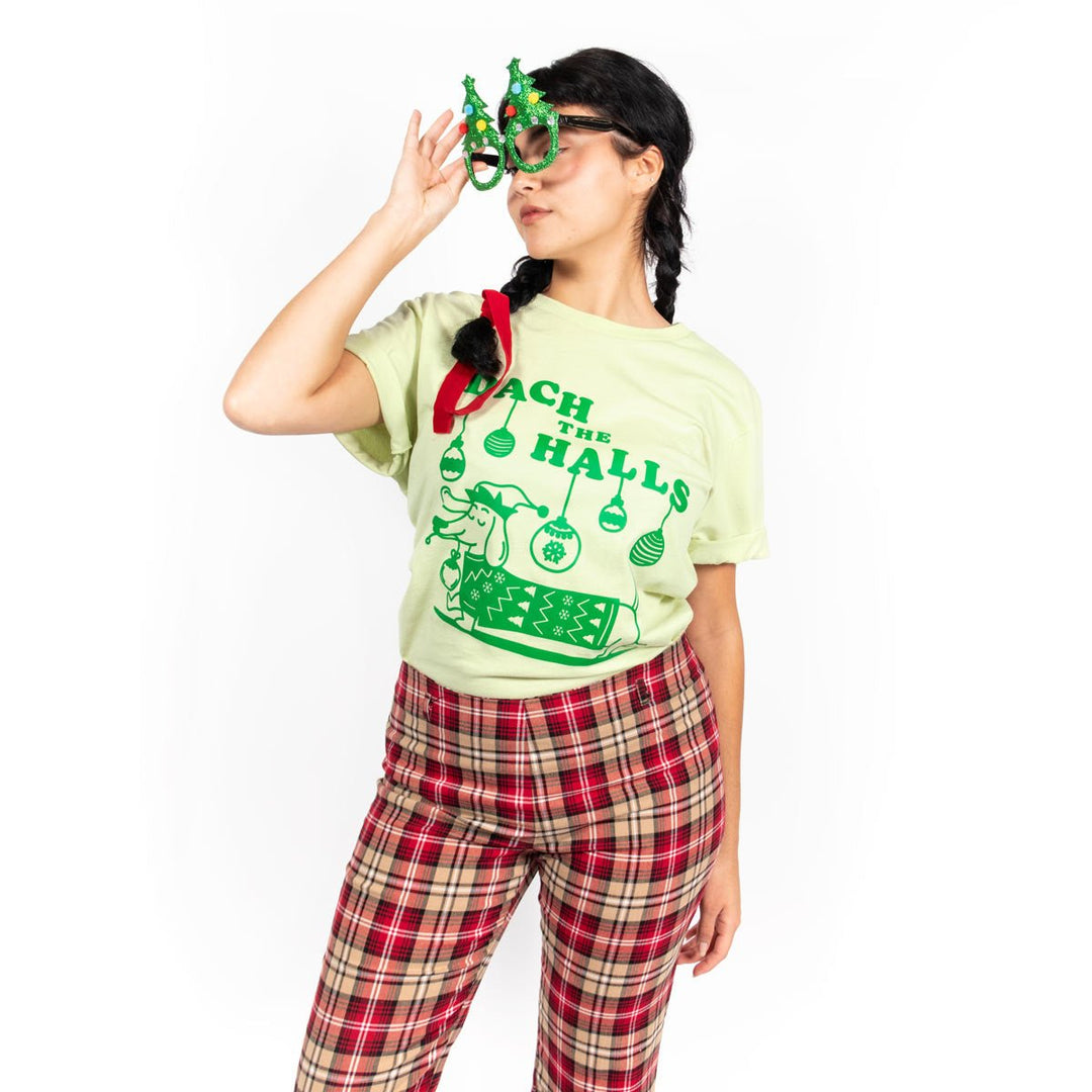 dach the halls unisex tee | key lime - bean goods