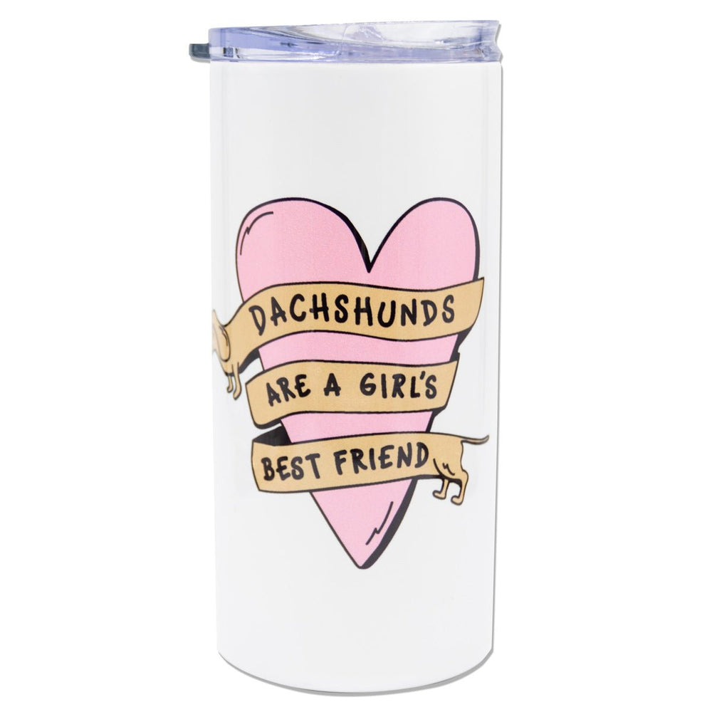 dachshunds are a girl's best friend tumbler - bean goods