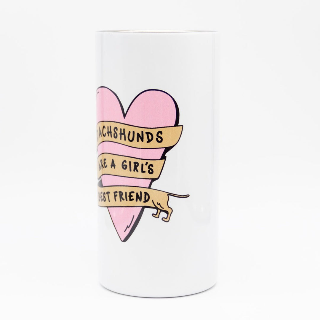 dachshunds are a girl's best friend tumbler - bean goods