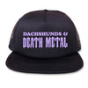 dachshunds & death metal trucker hat