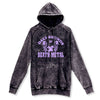 dachshunds & death metal unisex hoodie | black mineral wash