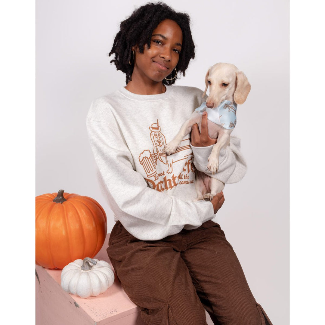 dachtoberfest unisex crew sweatshirt | oatmeal stout - bean goods