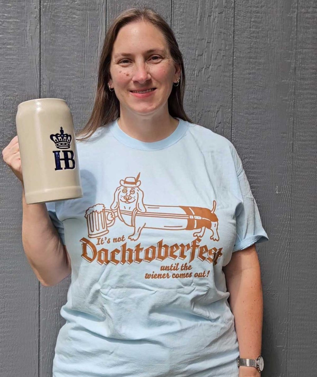 dachtoberfest unisex tee | bavarian sky - bean goods