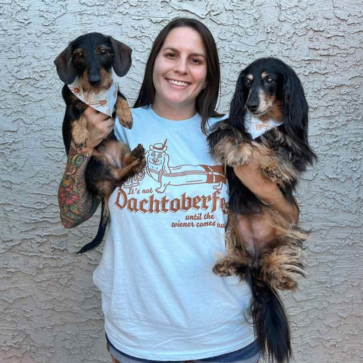 dachtoberfest unisex tee | bavarian sky - bean goods