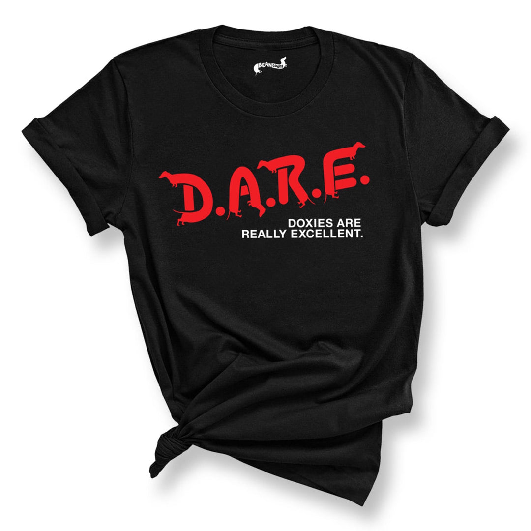 D.A.R.E unisex tee | black - bean goods