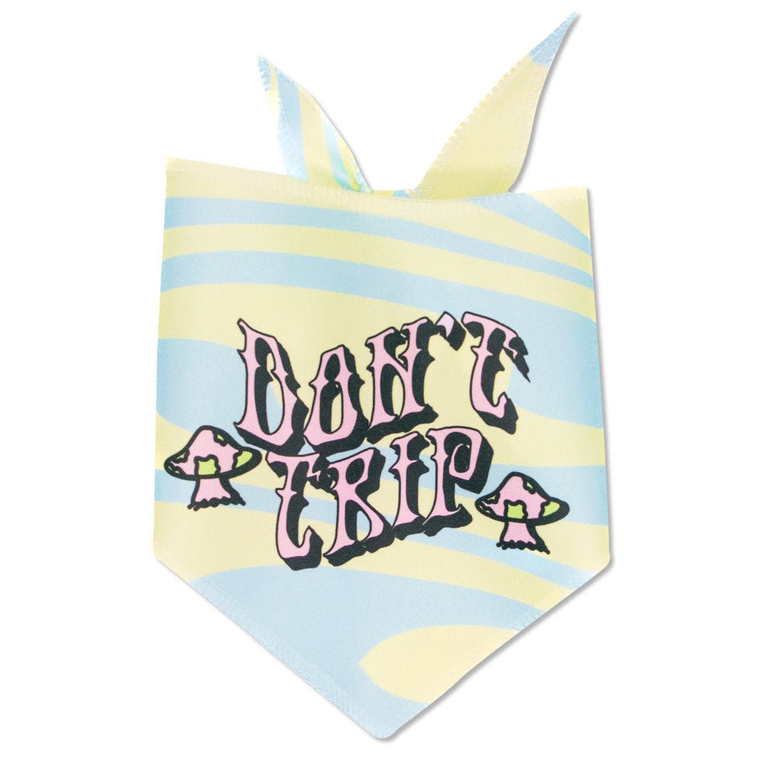 don't trip dog bandana - bean goods