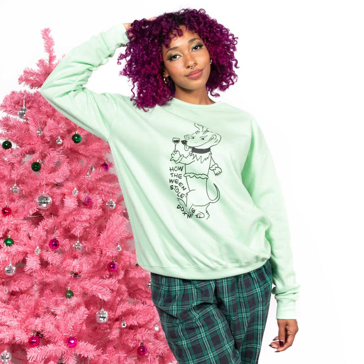 dox-mas grinch unisex crew sweatshirt - bean goods