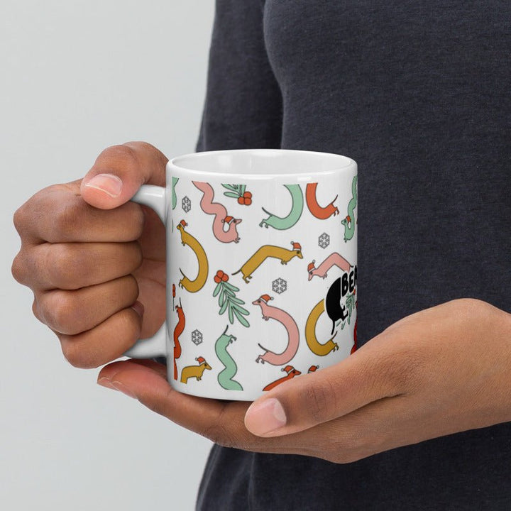 dox-mas squiggly ween mug - bean goods