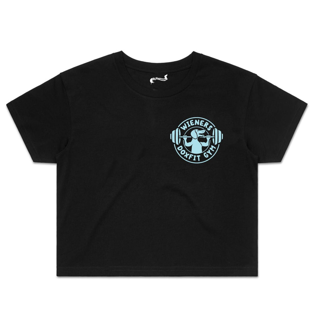 doxfit cropped tee | black - bean goods