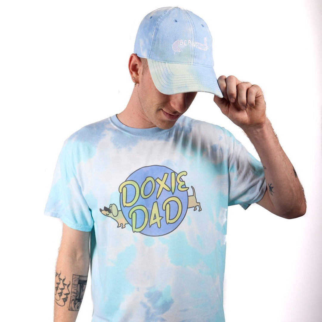 doxie dad unisex tee | tie-dye - bean goods