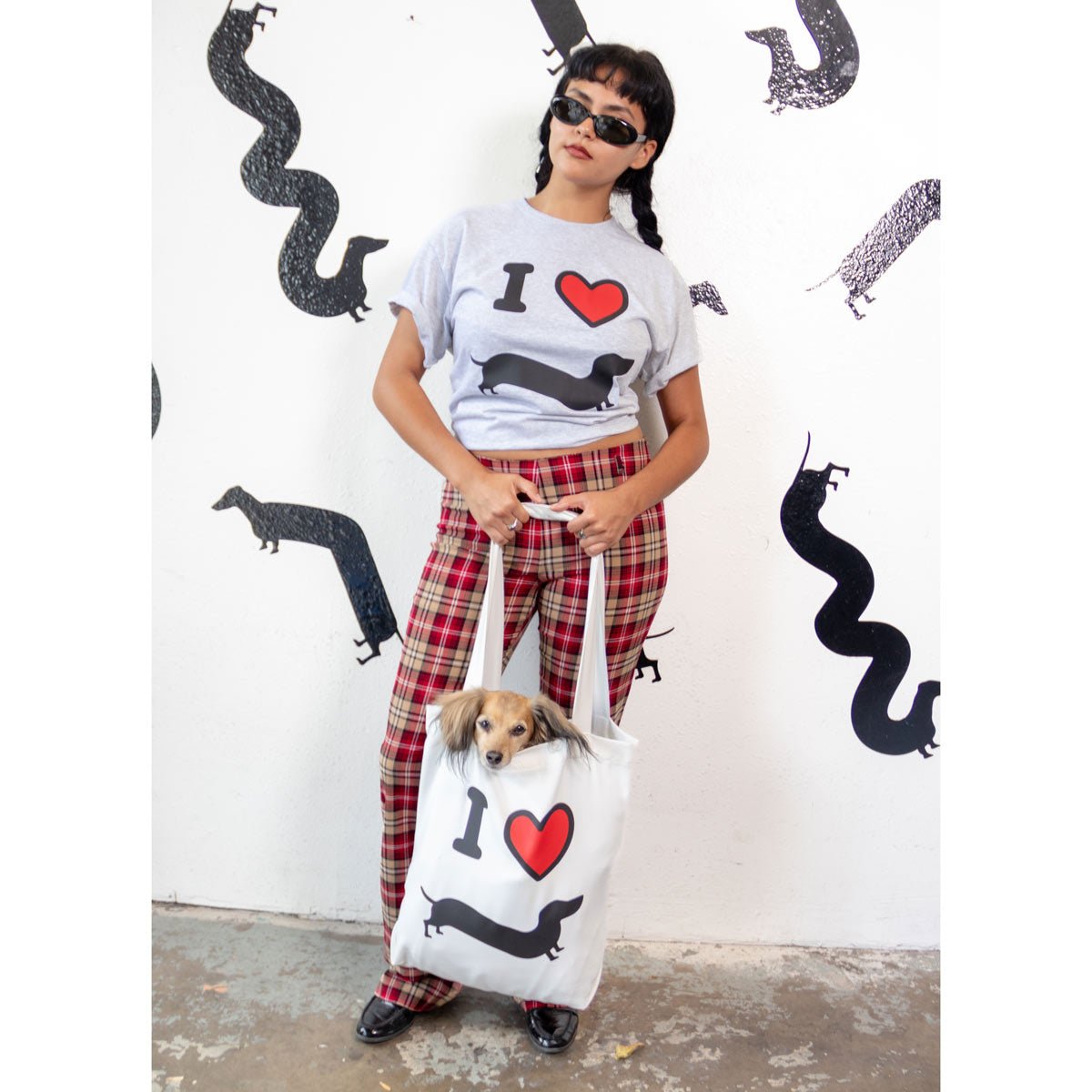 doxie love tote - bean goods