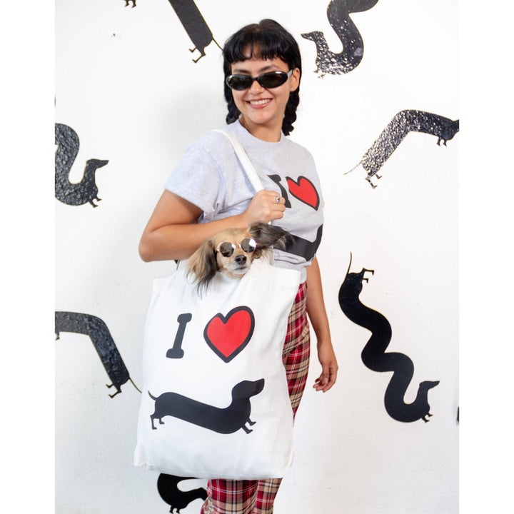 doxie love tote - bean goods