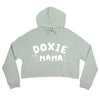 doxie mama cropped hoodie | sage