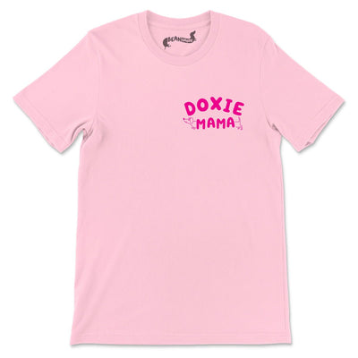 doxie mama unisex tee | pink - bean goods