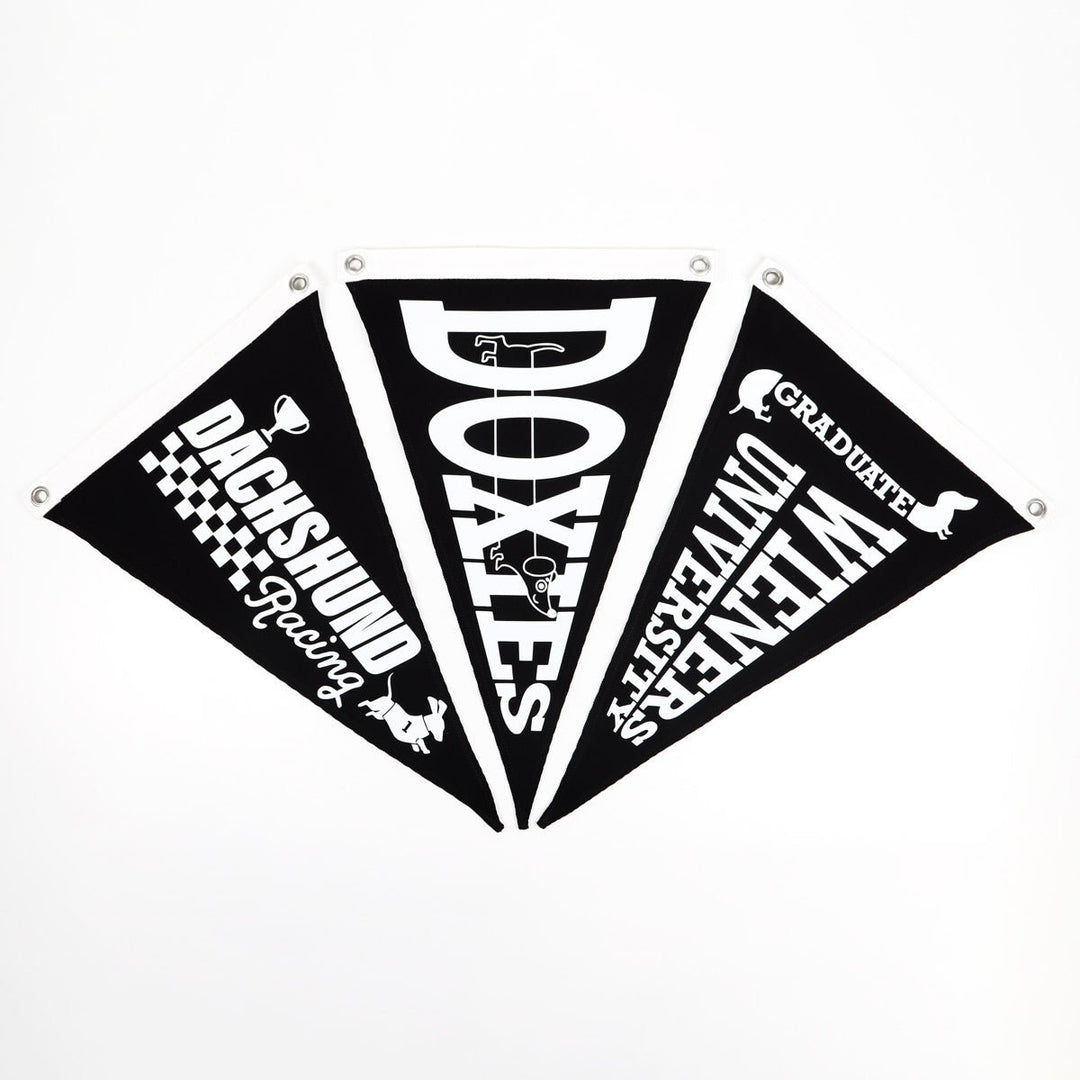 doxies canvas pennant flag - bean goods