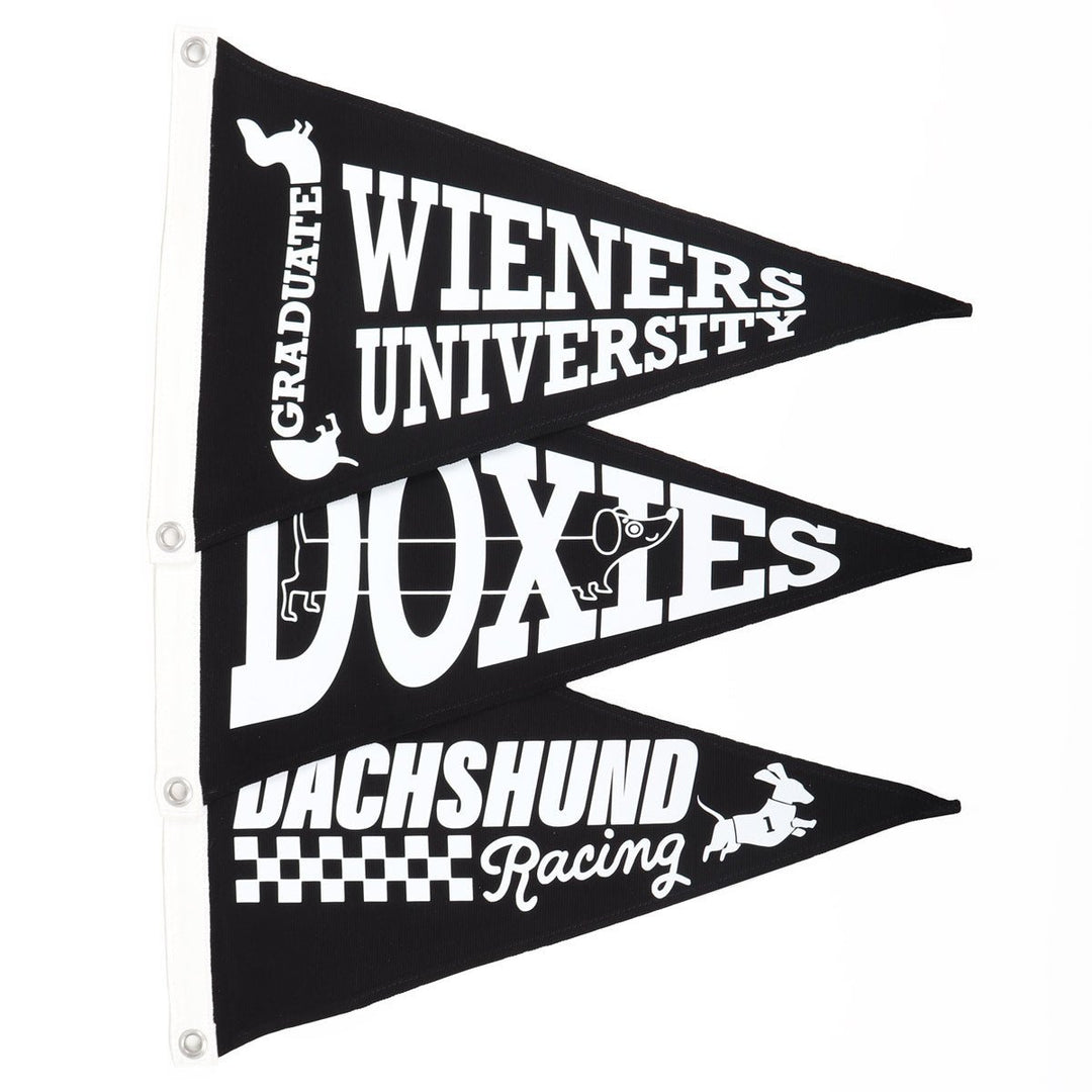 doxies canvas pennant flag - bean goods