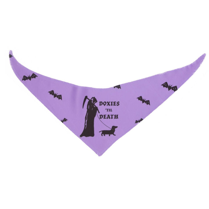 doxies 'til death dog bandana - bean goods