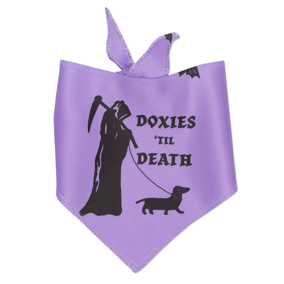 doxies 'til death dog bandana - bean goods