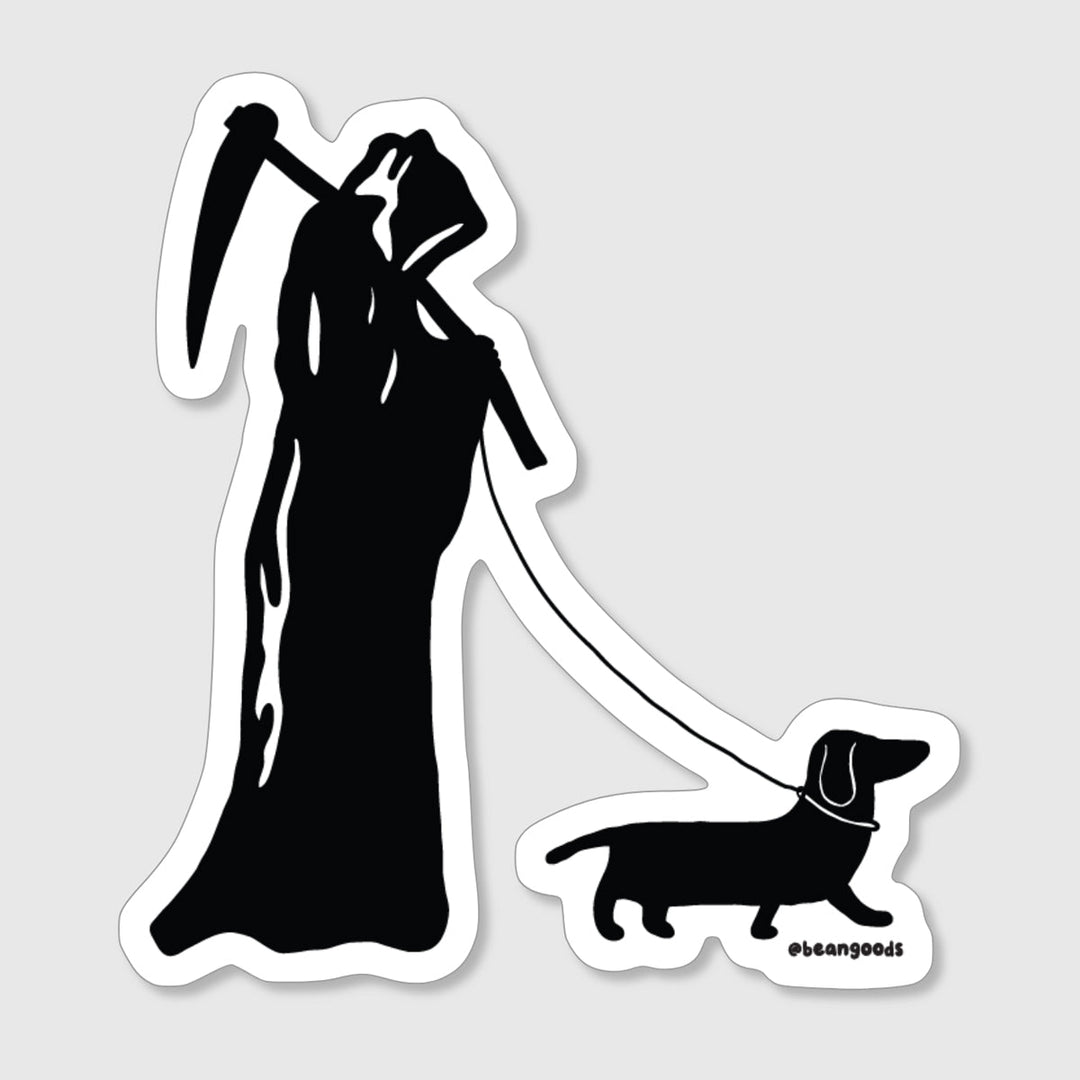 doxies 'til death sticker - bean goods