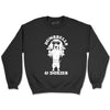 dumbbells & doxies unisex crew sweatshirt