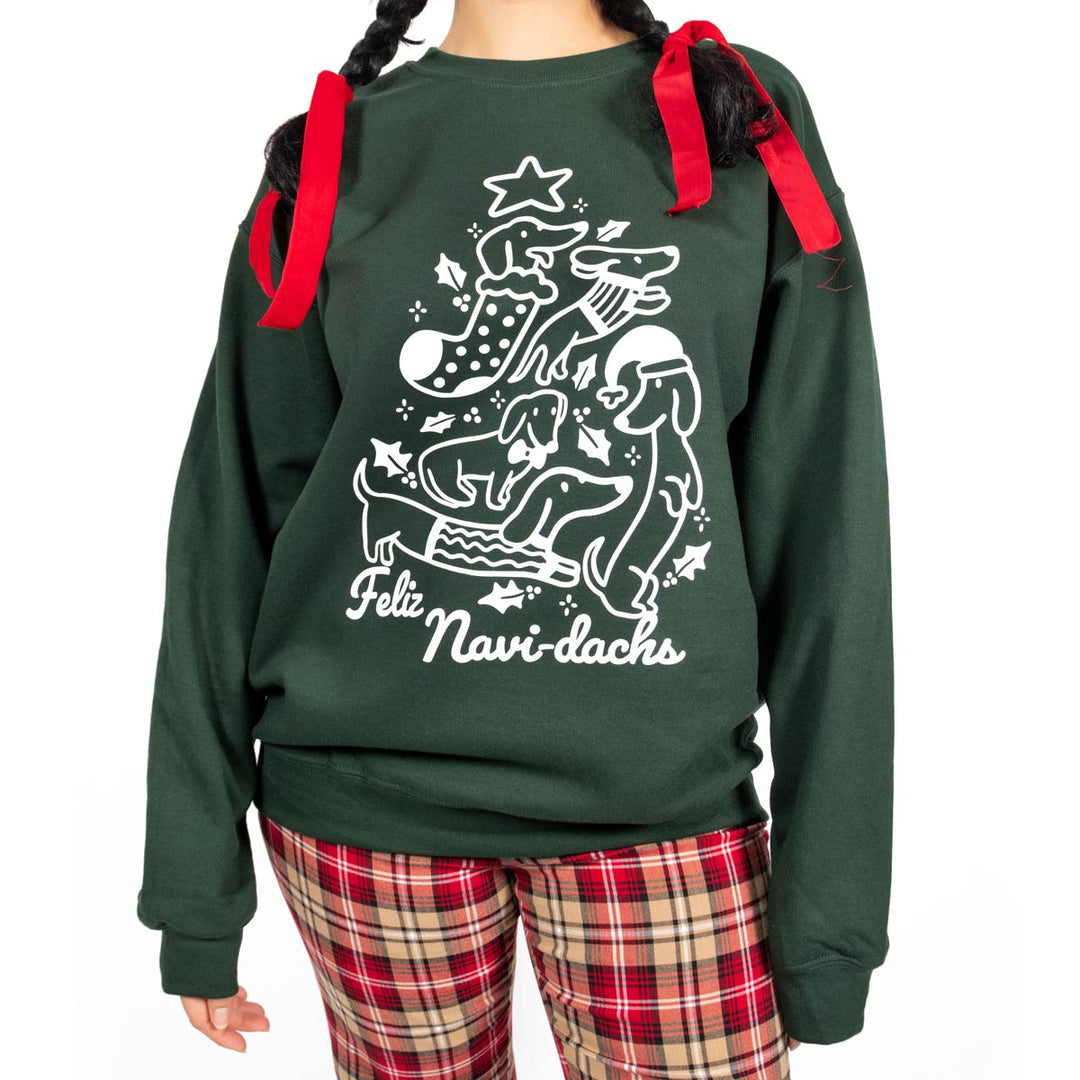 feliz navi-dachs unisex crew sweatshirt | spruce - bean goods