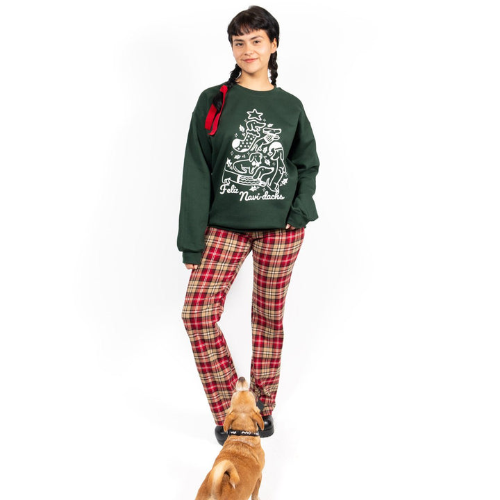 feliz navi-dachs unisex crew sweatshirt | spruce - bean goods