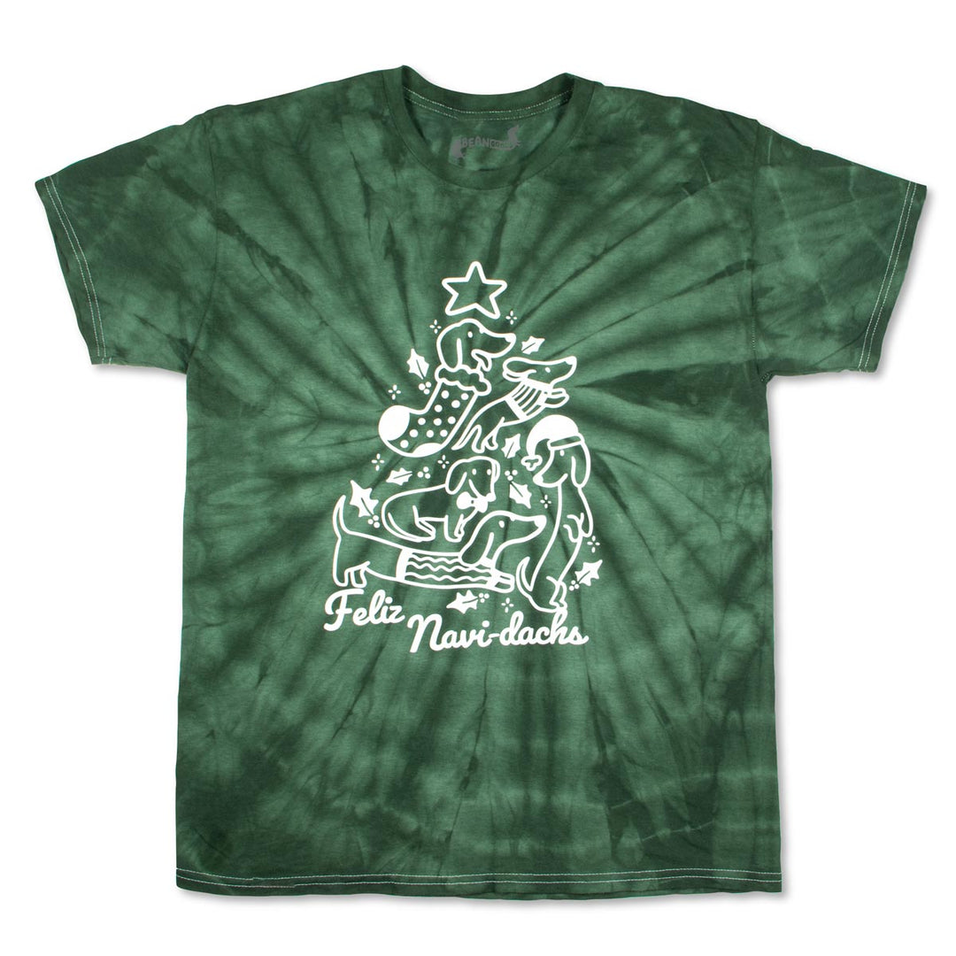 feliz navi-dachs unisex tee | tie-dye - bean goods