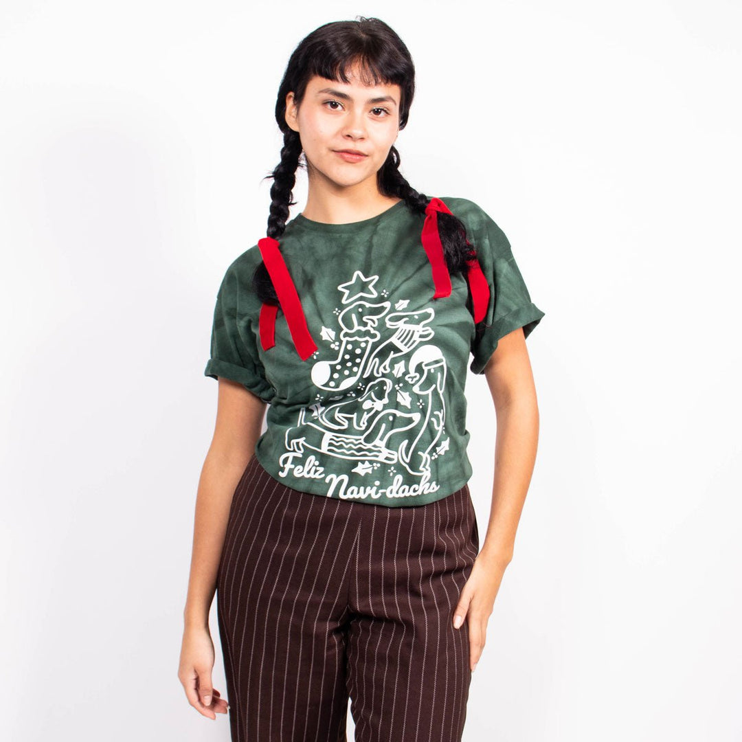 feliz navi-dachs unisex tee | tie-dye - bean goods