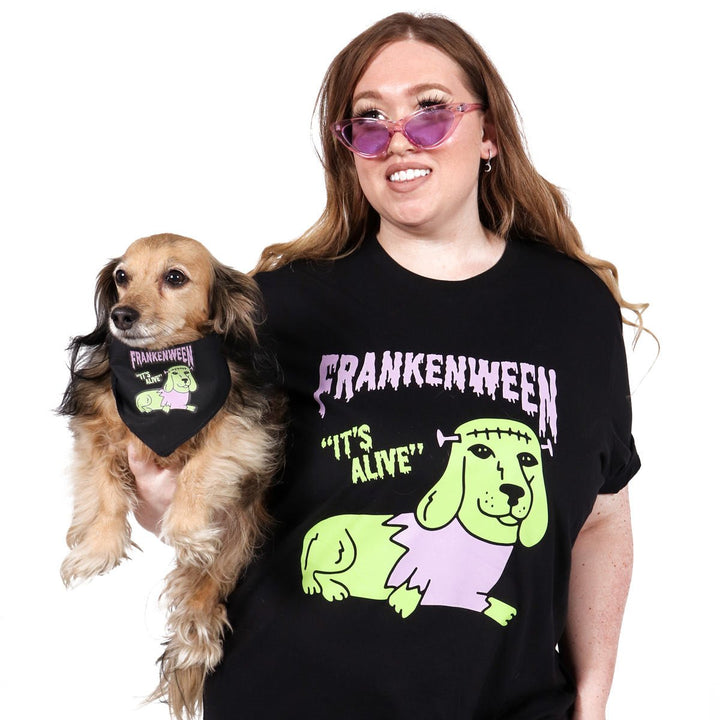 frankenween dog bandana - bean goods