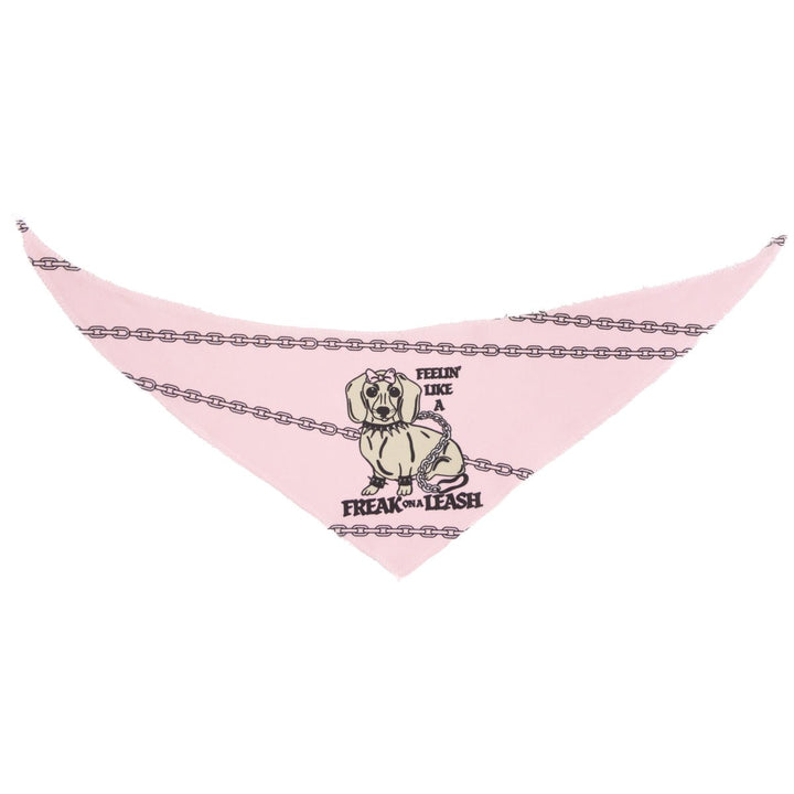 freak on a leash dog bandana - bean goods